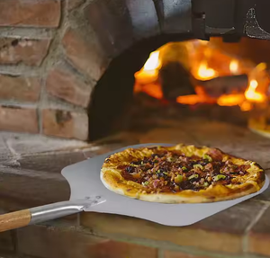 Hot Selling High Quality Heavy Duty Aluminum <strong>Pizza</strong> Peel with Detachable Wood Handle Oven Safe Baking <strong>Pizza</strong> Shovel Spatula - Product Image 5