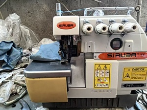 Machine à coudre <span class=keywords><strong>surjeteuse</strong></span> Siruba 737F à 3 aiguilles, d'origine chinoise et fabriquée à Taïwan, de la marque Jordon Store, en vente. - Product Image 2