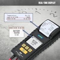 Plus récent AUTOOL Numérique BT860 Automobile Voiture Démarreur Injecteur De Charge D'essai de Tension 12/24V Testeur de Système De Batterie Avec Imprimante