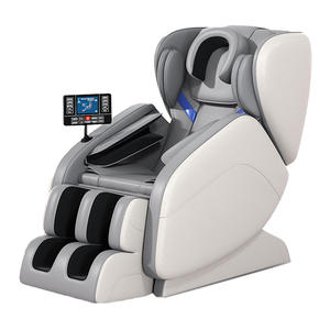Nuovo Prodotto di Tendenza 2025 OEM Poltrona Massaggiante Smart 8D Zero Gravity con Cuscino a U Riscaldamento Polpacci Schermo Tattile LCD per Uso Domestico Corpo Intero - Product Image 1