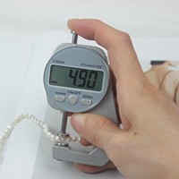 Chaîne de perles baroques d'eau douce naturelles blanches de 4-5 mm, brillantes, vente en gros, fournitures pour la fabrication de bijoux