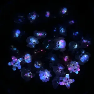 30 Piezas de Decoraciones de Uñas de Resina con Múltiples Estilos: Lindos Pulpos, Conchas, Estrellas de Mar y Delfines Luminosos de Dibujos Animados con Ojos Grandes para DIY - Product Image 6