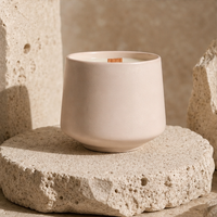 Pot en céramique de couleur personnalisée, bougie en cire de soja écologique parfumée pour la décoration de la maison, aromathérapie
