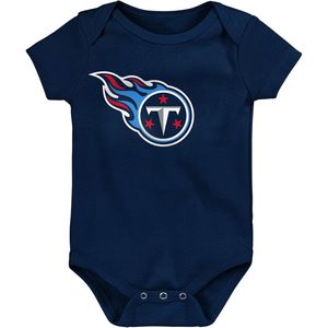 Body de Bebé Recién Nacido con Logotipo de los NFL Titans de FOXA, Cuello Redondo, 100% Algodón, Ropa Unisex para Bebé - Product Image 1