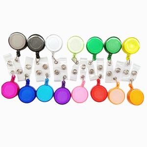 الجملة متعدد الألوان فارغة البلاستيك cna بكرات شارة مخصص الطبية المعلم ID بكرة الشارة القابلة للسحب التمساح كليب - Product Image 3