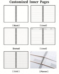 Promotion Gift Customised <b>A4</b> A5 A6 Hardcover Pu Cover Notebook Printed Leather Pu Leather Cover <b>Diary</b> Notebook - Product Image 5