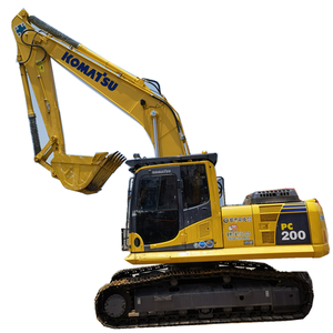 รถขุดไฮดรอลิกตีนตะขาบ Komatsu PC200 มือสอง 20 ตัน ของแท้จากญี่ปุ่น ชั่วโมงการใช้งานต่ำ สภาพดี เครื่องจักรก่อสร้าง - Product Image 1