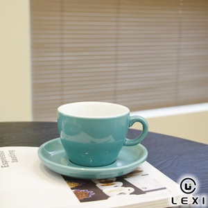 Set di <span class=keywords><strong>Tazza</strong></span> e Piattino in Ceramica Colorata Stile Nordico, <span class=keywords><strong>Tazza</strong></span> <span class=keywords><strong>da</strong></span> Tè in Porcellana con Smalto Vivace per Casa e Caffetteria - Product Image 3