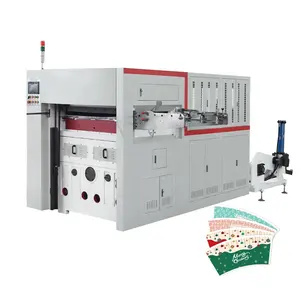 Fully automatic double wall new top paper coffee cup die cutting printing forming machine disposable paper cup making machine