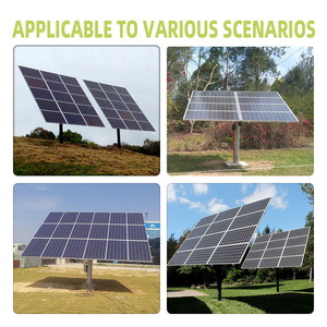 Traqueur solaire lourd à double axe de vente d'usine divers double système de suivi divers services de traitement de coupe en acier offerts - Product Image 2