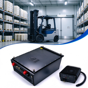 Batterie au lithium LiFePO4 51,2 V 200 Ah à large plage de température de fonctionnement, pack de batteries industrielles pour chariot élévateur contrepoids électrique - Product Image 1