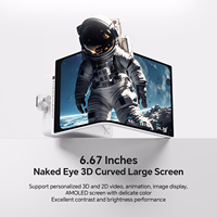 Refroidisseur AIO pour processeur Thermalright Levita Vision White 360 mm Argb avec écran incurvé de 6,67 pouces 2K 60 Hz