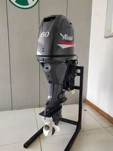 เครื่องยนต์เบนซิน F60 สีเทา พร้อมระบบ EFI พาวเวอร์ทริม สตาร์ท และรีโมทคอนโทรล ระบายความร้อนด้วยน้ำ - Product Image 4