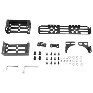 Car Seat <b>Bracket</b> Front Storage Tray <b>Black</b> Aluminum Alloy For Toyota Tacoma 05-23 Lexus GX460 - Product Image 5