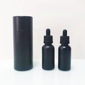 Emballage cosmétique, flacon en verre transparent à dégradé violet, 30 ml, 60 ml, flacon compte-gouttes en verre de luxe avec logo personnalisé pour sérum, huile - Product Image 2