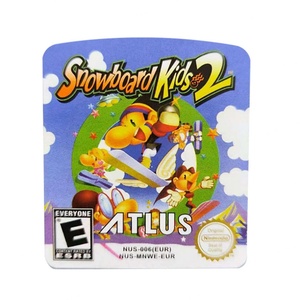 Autocollants pour cartouche de jeu vidéo Slasher Kart 64 Biitz 2023 007 Snewboard Kids 2 pour N64 Nintondo 64 - Product Image 3