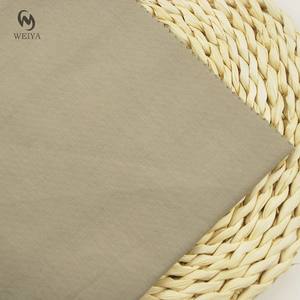 Marchandises prêtes couleur unie doux pour la peau doux au toucher 2 couches coton Double froissé sergé tissu pour Parka veste pantalon - Product Image 1