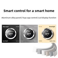 Interrupteur à bouton rotatif Graffiti Zigbee avec contrôle de la luminosité et de la température, réglage intelligent de la lumière pour toute la maison, modèle 001
