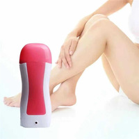 Portable Portable ABS Rose Épilation Cire Bloc Double Face Chauffage Épilation Machine