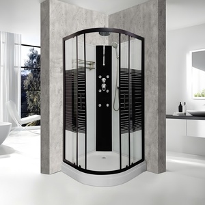 <span class=keywords><strong>Cabine</strong></span> de <span class=keywords><strong>douche</strong></span> hammam multifonctionnelle moderne en aluminium et verre trempé avec <span class=keywords><strong>porte</strong></span> coulissante pour hôtel (intérieur) - Product Image 4