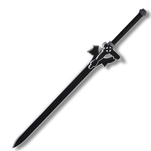 Épée de jouet en matériau PU de 80 cm 109 cm, Arme de <span class=keywords><strong>Sword</strong></span> Art Online SAO, Épée de <span class=keywords><strong>Kirito</strong></span>, Interprète Noir, Épées d'anime COS, Jouet - Product Image 3