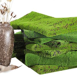 Mousse artificielle verte, fausse mousse, mur végétal, micro-paysage, bonsaï, décoration paysagère, gazon, pelouse, Chine, extérieur - Product Image 1