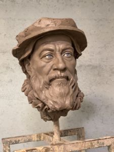 Statue d'ébauche en argile à tête personnalisée de taille <span class=keywords><strong>LIife</strong></span> réaliste élevée - Product Image 3