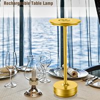 Lampe de bureau moderne portable rechargeable par USB avec commande tactile, mini lampe de table LED, veilleuse, lampe de chevet pour chambre à coucher