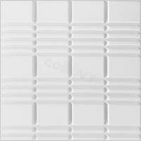 COMOVY Panneau mural composite en PVC auto-adhésif imperméable et ignifuge antistatique pour revêtement mural intérieur de salon