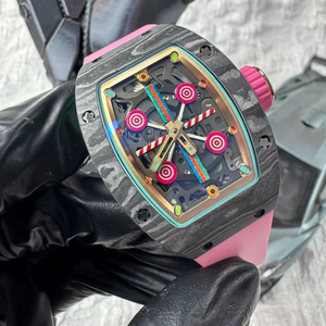 Reloj Candy RM07-03 Edición Limitada 2026, Reloj Mecánico para Mujer, Reloj Tonneau Hueco de Fibra de Carbono de Alta Calidad - Product Image 5