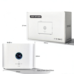 เครื่องกระจายกลิ่นอัตโนมัติแบบอัลตราโซนิก <span class=keywords><strong>Airwick</strong></span> 600 มล. ควบคุมผ่านแอพพลิเคชั่น  วัสดุ PP สีขาว สำหรับบ้านและโรงแรม ไม่ใช้น้ำ - Product Image 6