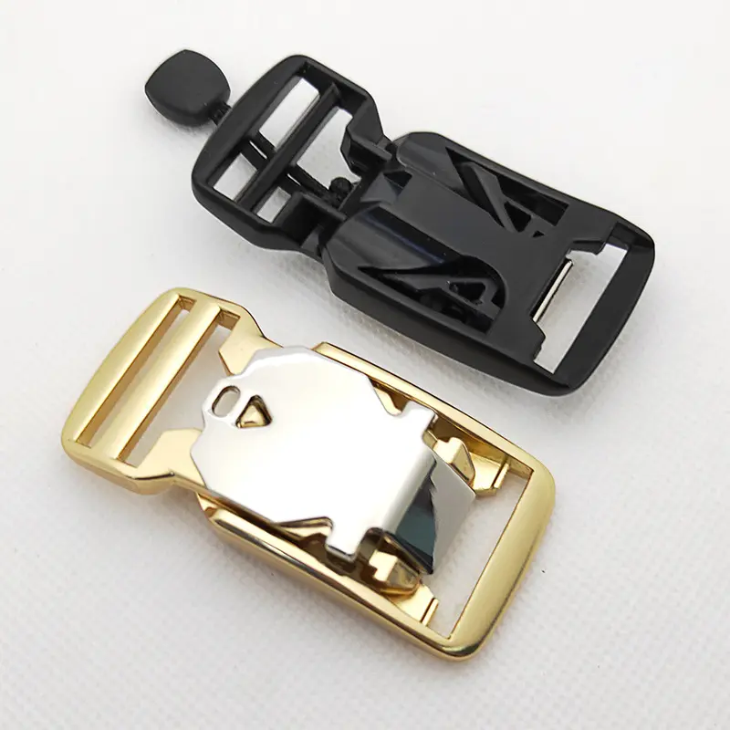 YN-SRC01 Pet Collar Hardware Metal Side Fast Release Buckle 25mm Zinc Alloy Wholesale quick side bag buckle