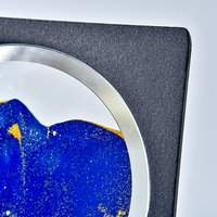 Collection exclusive 2025 Trophée en cristal avec impression animalière personnalisée, inserts métalliques imprimés UV, finition anti-rayures pour le sport