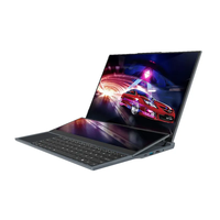 Laptop de Doble Pantalla de Fábrica OEM con Procesador Core I7-10750H, Pantalla Táctil de 16 Pulgadas + 14 Pulgadas 2K para Negocios con Cámara Nueva