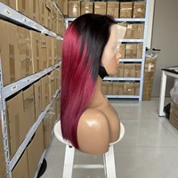 Peluca Bob de Cabello Humano Virgen Vietnamita, Frente de Encaje Transparente 13x4, 250% de Densidad, Liso