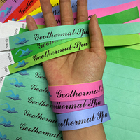 Usine En Gros Pas Cher Personnalisé Papier Bracelets Bracelet Vip Unique Numéroté Tyvek Bracelets