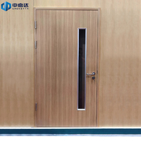 Puertas de Acero Clásicas Chinas Económicas de Doble Hoja, Puerta de Entrada de Seguridad Metálica con Ventanas de Vidrio para Taller Industrial