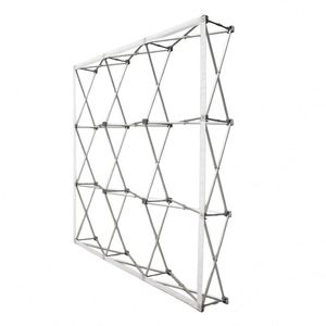 Support d'affichage pop-up 230x230cm 3x3, personnalisation de l'écran, support en alliage d'aluminium, robuste et durable, design moderne défilant - Product Image 5