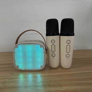 Mới xách tay Microphone mini Karaoke Loa <span class=keywords><strong>Bluetooth</strong></span> ngoài trời với ánh sáng Sản xuất tại Trung Quốc - Product Image 6