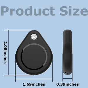 <span class=keywords><strong>4</strong></span> packs de porte-autocollants adhésifs de 3m, résistants aux chocs et étanches IPX8 avec porte-clés, étui sécurisé pour étui <span class=keywords><strong>Airtag</strong></span> - Product Image 4