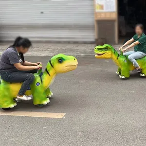 Beliebte Dinosaurier monti erbare Tier Einkaufs zentrum Korridor Spielplatz Walking Dinosaurier Spiel Reiter