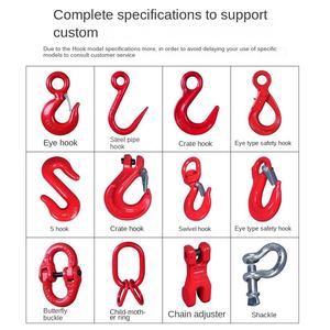 G80マンガン鋼リフティングチェーンスリング4フックリング高強度1年保証ポリエステル継手 - Product Image 3