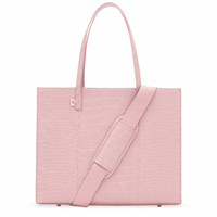 Sac fourre-tout en PU personnalisé avec bandoulière et pochette intérieure
