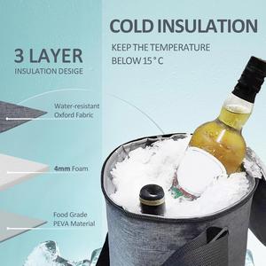 All in One Party Cooler Bag with Folding Design and Insulated Compartments for Tailgating and Outdoor Events - Product Image 5