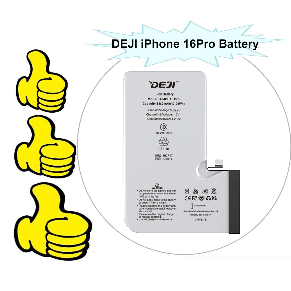 Pour iPhone 16 pro batterie 3582mAh