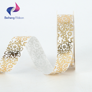 Rollo de cinta de satén rosa suave para regalo de Navidad, buena calidad - Product Image 5