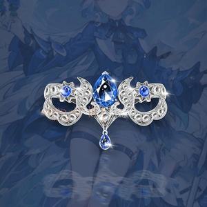 Anillo de impacto Genshin Furina Wanderer Water Elemental Metal Anillos colgantes ajustables Accesorio de cosplay de Halloween - Product Image 5