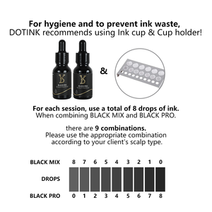 Pigmento Negro Carbón Profesional SMP para Tatuaje Capilar - Product Image 5