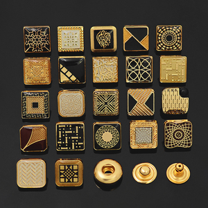 กระดุมเสื้อโทบแบบใหม่ กระดุมแป๊กโลหะผสมสังกะสีแบบสี่ส่วน - Product Image 2