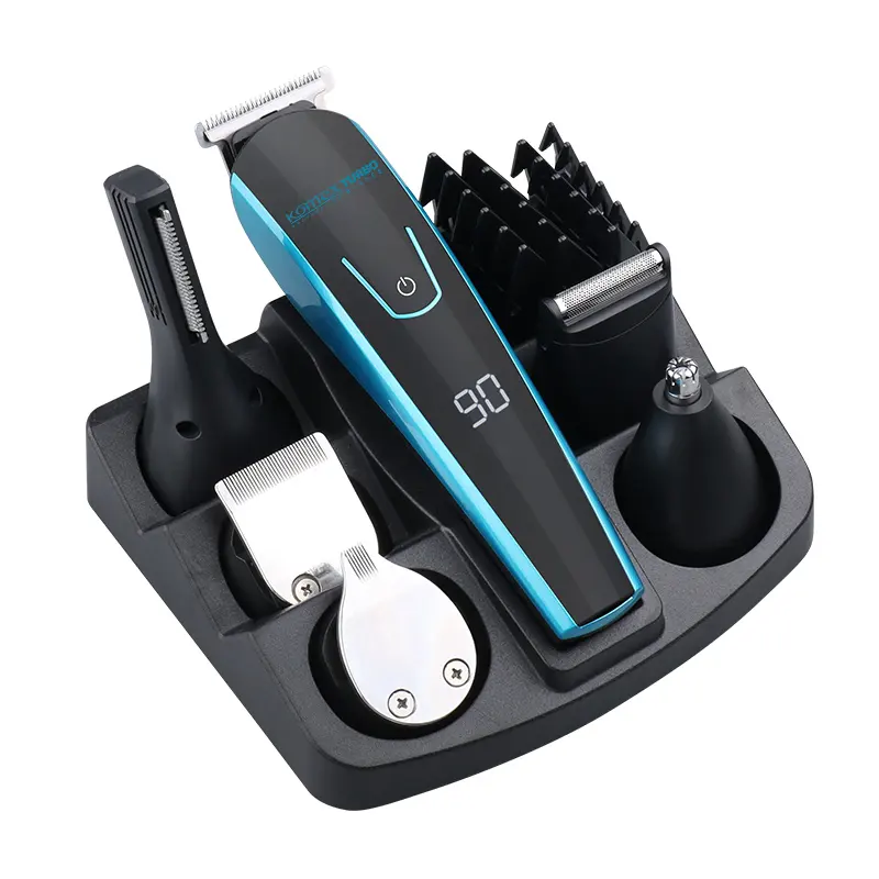 Komex Saga 2020 fashion Professional Rechargeable cordless Hair Clipper trimmer set for men and children wholesale price